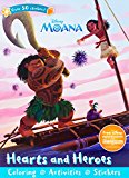 Disney Moana Hearts and Heroes (Sticker Scenes & Coloring Book)